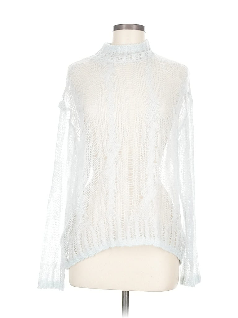 Click to view more detailed imagery on our partner's website Pre-owned Zara Turtleneck Sweater In Silver