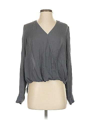 Otte Long Sleeve Silk Top (view 1)
