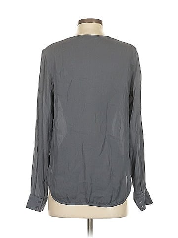 Otte Long Sleeve Silk Top (view 2)