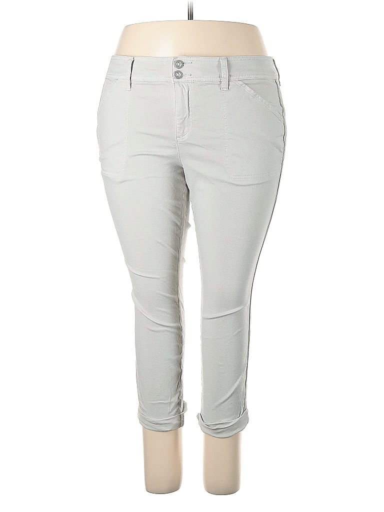 Pre-owned Torrid Casual Pants In Gray