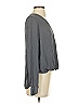 Otte 100% Silk Gray Long Sleeve Silk Top Size P (petite) - photo 4