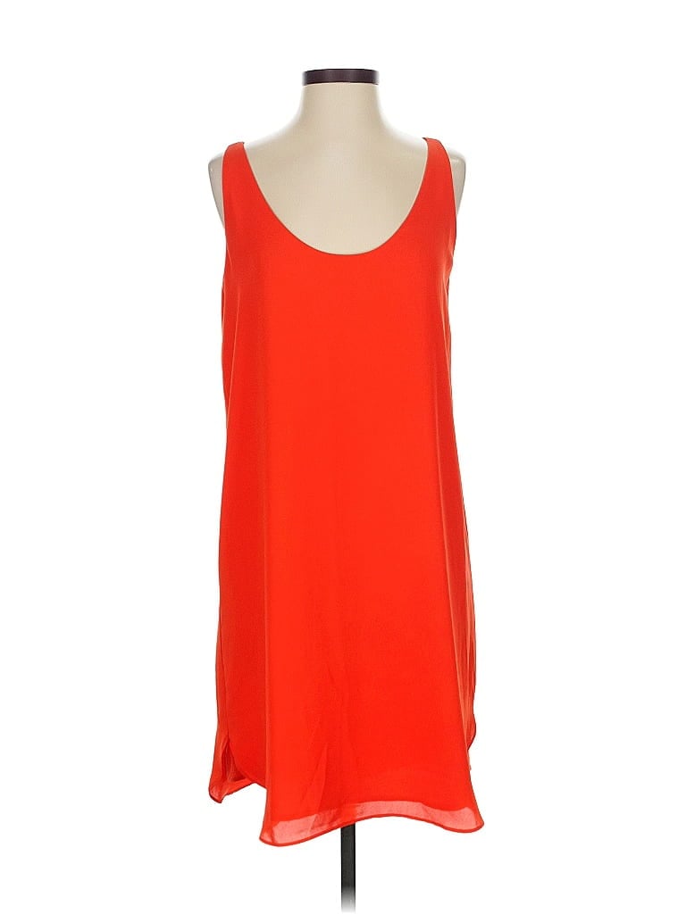 Pre-owned Ann Taylor Loft Casual Dress In Orange