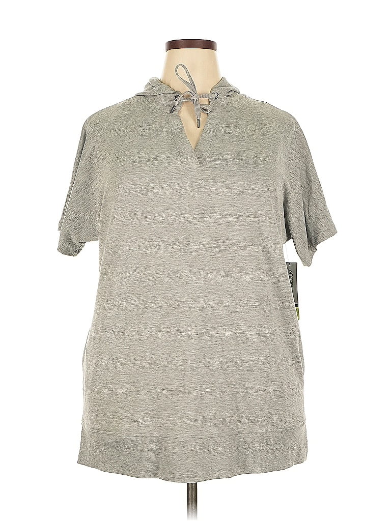 Pre-owned Ideology Cardigan Sweater In Gray