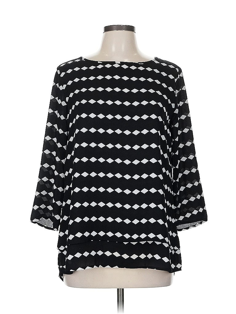 Pre-owned The Limited 3/4 Sleeve T-shirt In Black