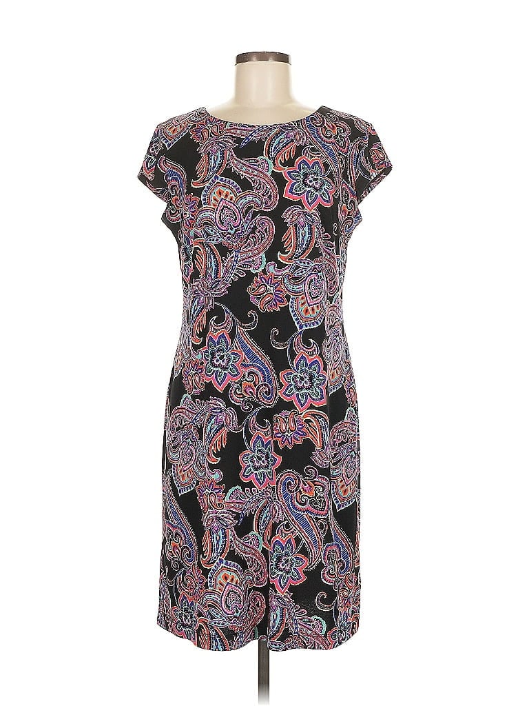 Pre-owned Liz Claiborne Career Casual Dress In Black