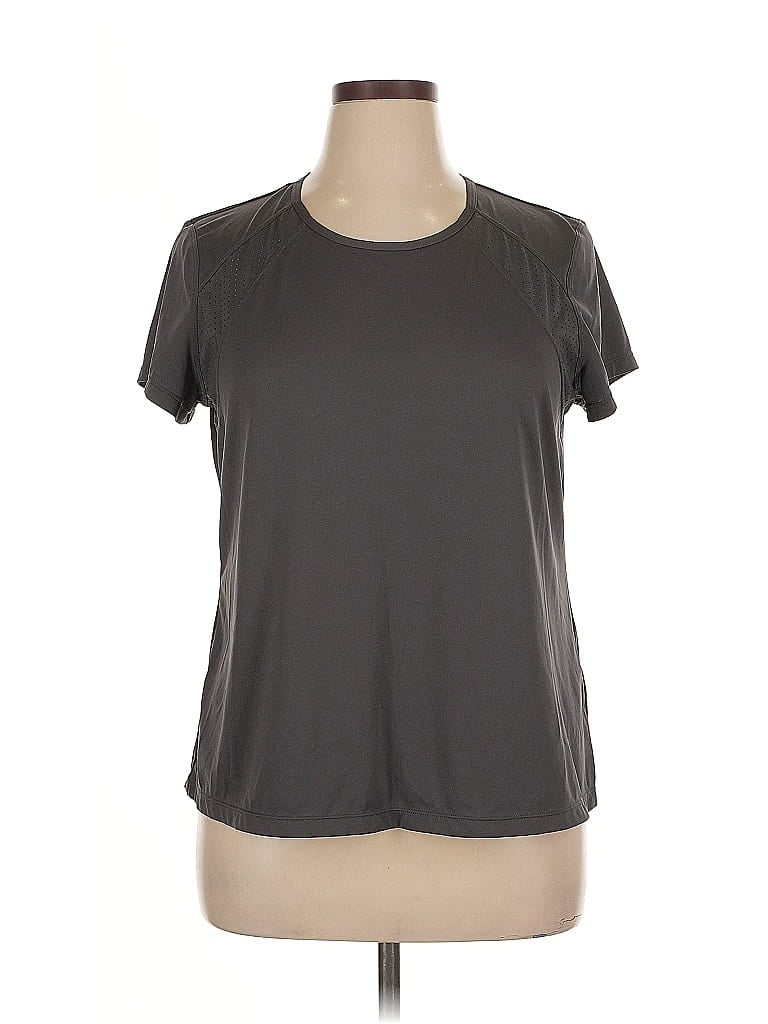 Pre-owned Ideology Active T-shirt In Gray