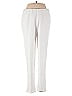 Ecru Solid Ivory Casual Pants Size 6 - photo 1