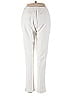 Ecru Solid Ivory Casual Pants Size 6 - photo 2