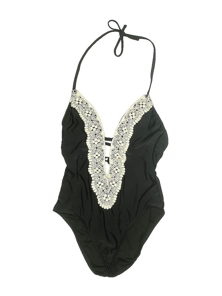 Pre-owned Shade & Shore One Piece Swimsuit In Black