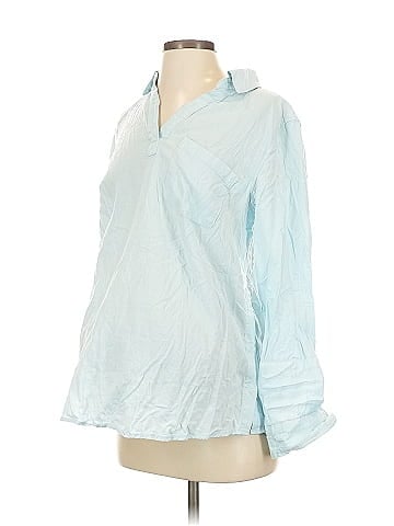 Isabel Maternity Long Sleeve Blouse (view 1)