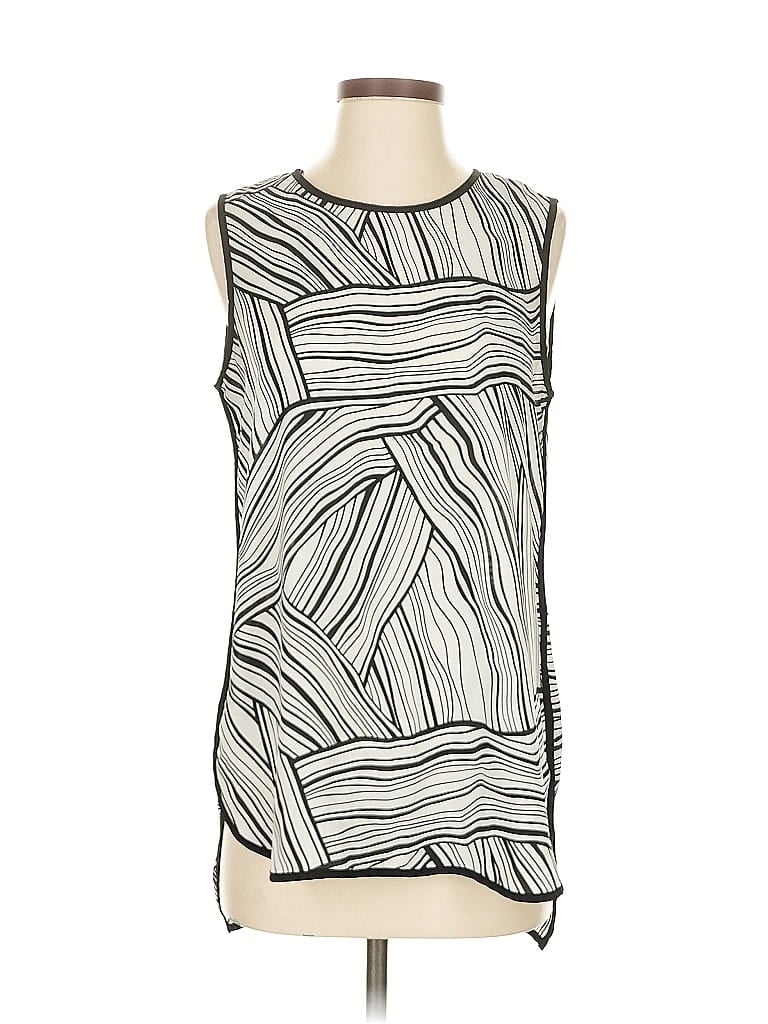 Pre-owned Vince Camuto Sleeveless Blouse In Silver