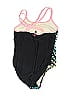 Op Graphic Black One Piece Swimsuit Size 7 - 8 - photo 2