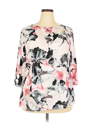 NY Collection 3/4 Sleeve Blouse (view 1)