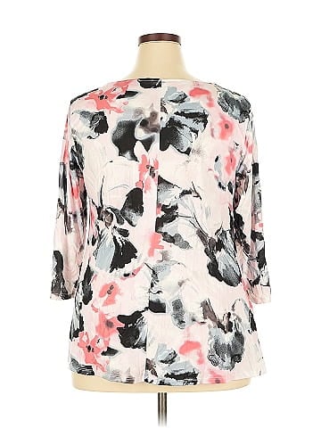 NY Collection 3/4 Sleeve Blouse (view 2)