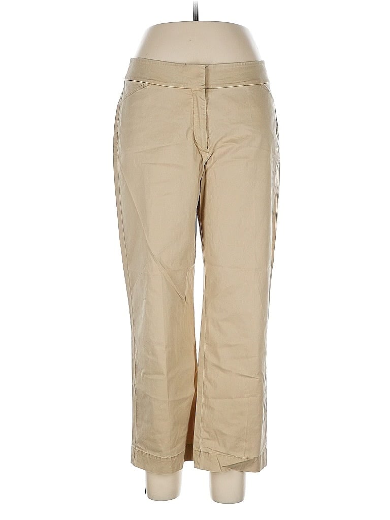 Pre-owned Eileen Fisher Khaki Pant In Brown