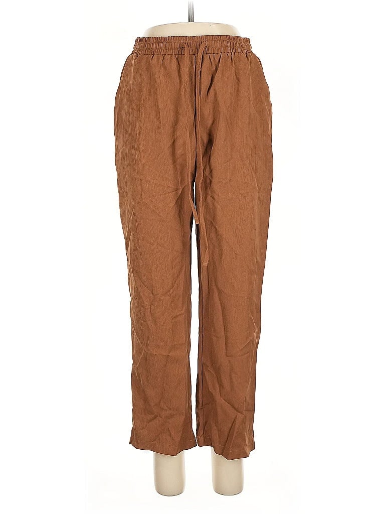 Pre-owned Unbranded Casual Pants In Brown
