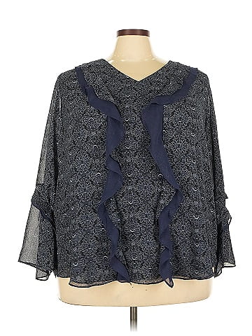 Belle By Kim Gravel 3/4 Sleeve Blouse (view 1)