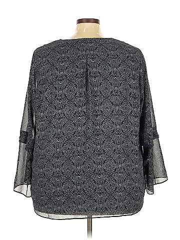 Belle By Kim Gravel 3/4 Sleeve Blouse (view 2)