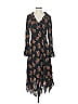 Thakoon 100% Polyester Paisley Black Casual Dress Size 2 - photo 1