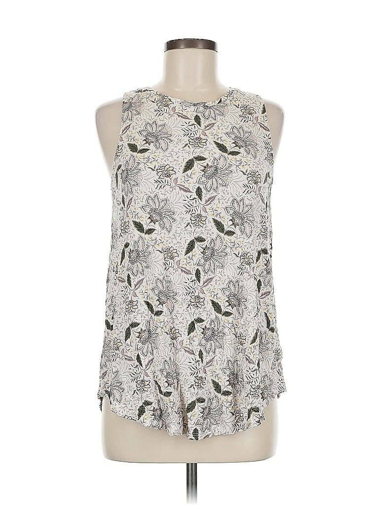 Pre-owned Old Navy Tank Top Silver Halter Neckline Tops