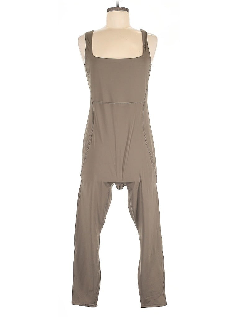 Pre-owned Fabletics Jumpsuit In Brown