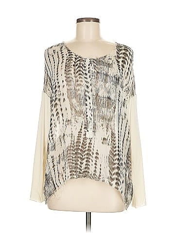 Laundry by Shelli Segal Long Sleeve Silk Top (view 1)
