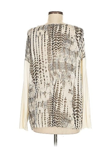 Laundry by Shelli Segal Long Sleeve Silk Top (view 2)