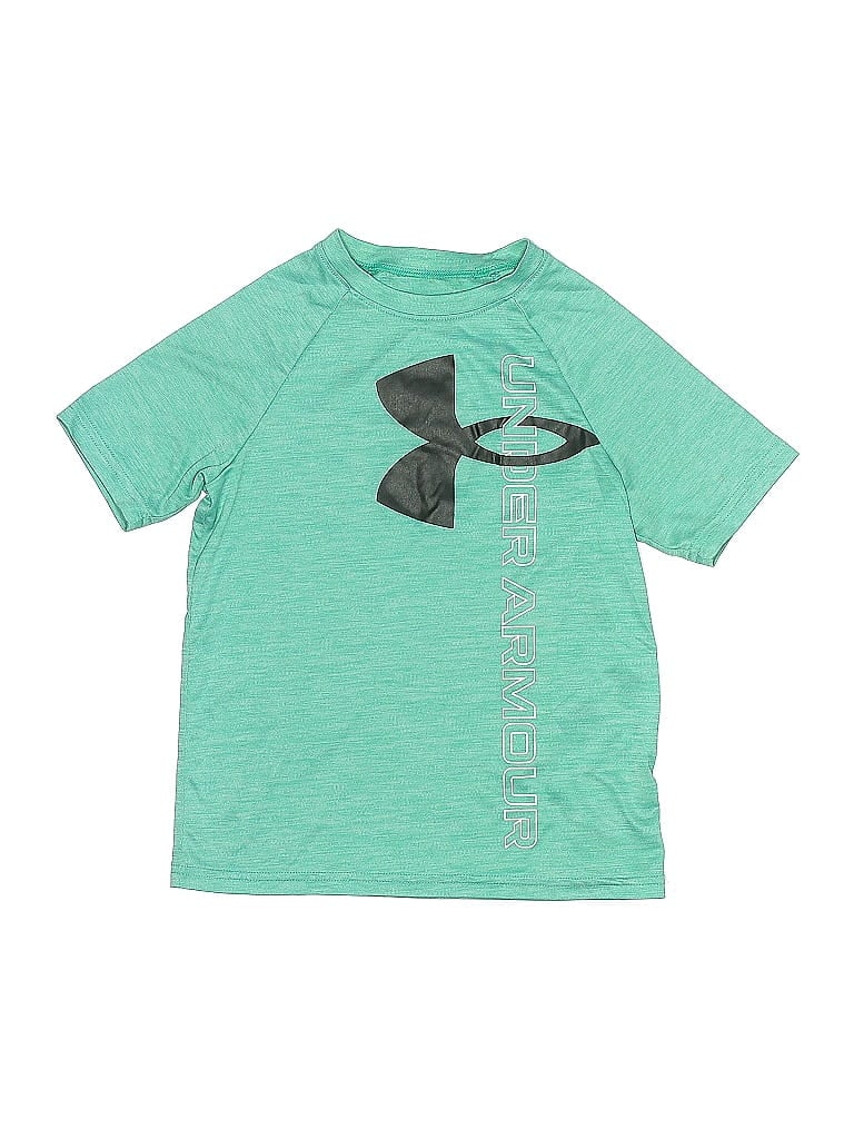 Click to view more detailed imagery on our partner's website Pre-owned Under Armour Kids' Active T-shirt In Green