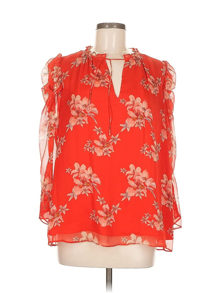 Click to view more detailed imagery on our partner's website Pre-owned Cece Sleeveless Blouse In Red