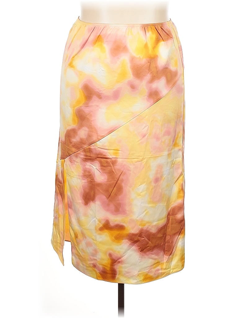 Pre-owned Marc New York Andrew Marc Casual Skirt In Orange