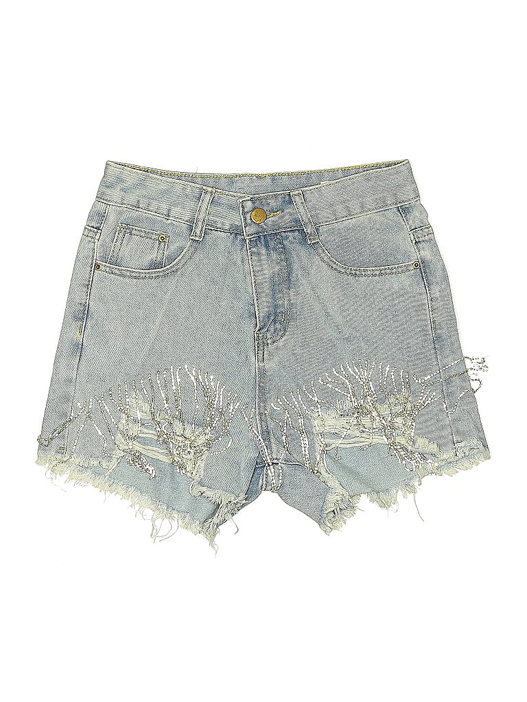 Pre-owned Unbranded Denim Shorts In Blue