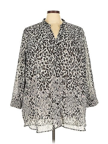 Belle By Kim Gravel 3/4 Sleeve Blouse (view 1)