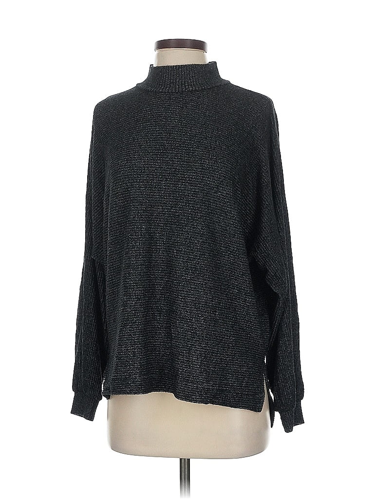 Pre-owned Banana Republic Factory Store Turtleneck Sweater In Black