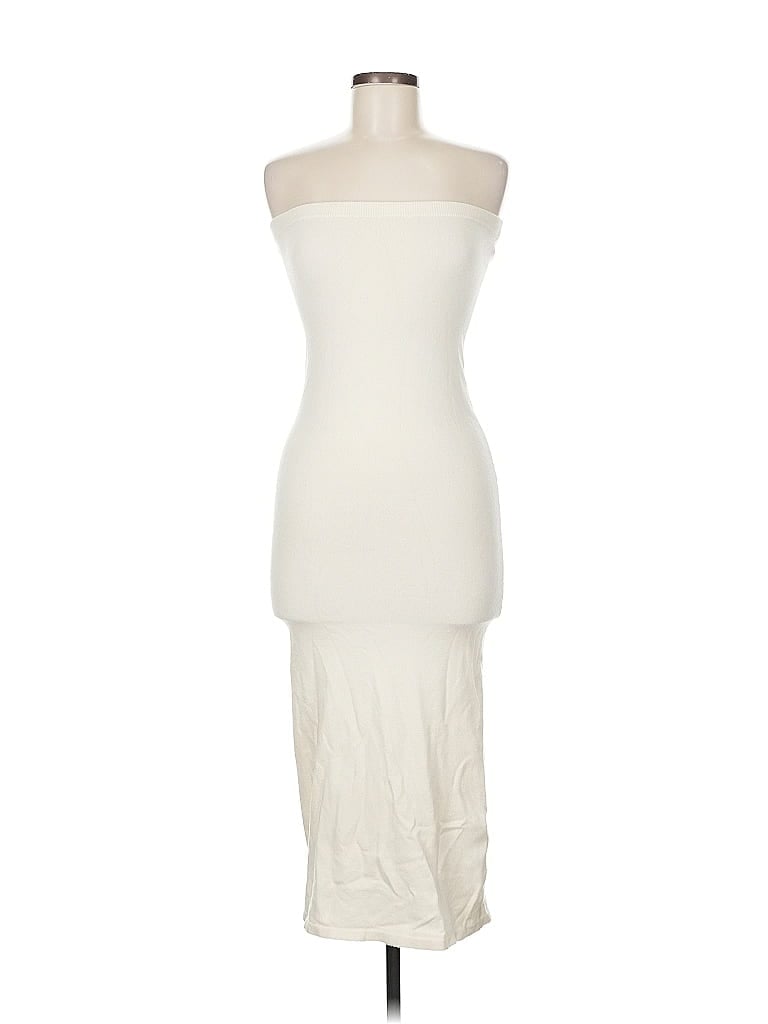 Pre-owned Prettylittlething Cocktail Dress In White