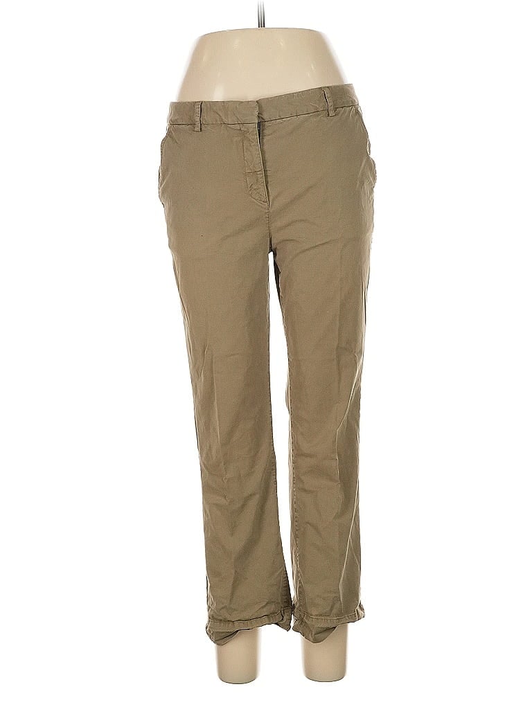 Pre-owned Theory Khaki Pant In Brown