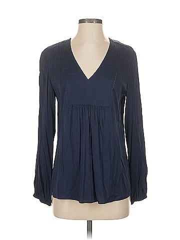 Trina Turk Long Sleeve Silk Top (view 1)