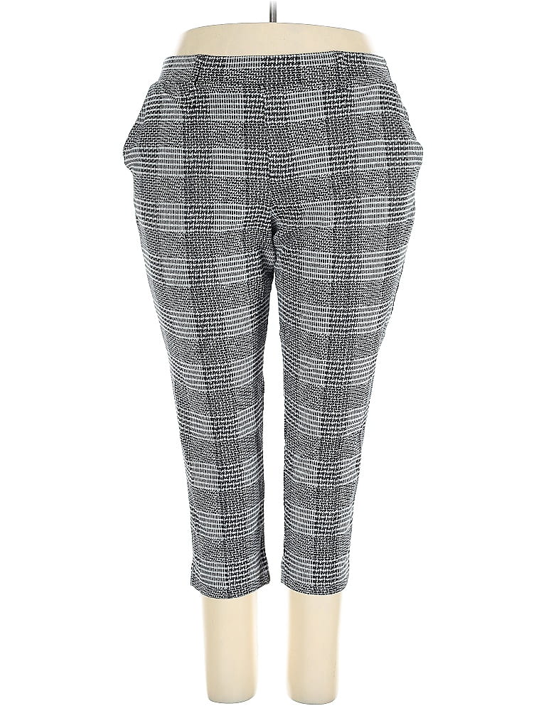 Pre-owned Lands' End Casual Pants In Gray