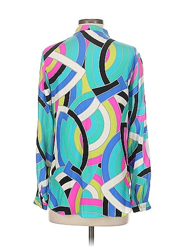 Alice & Trixie Long Sleeve Silk Top (view 2)