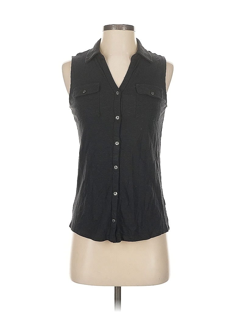 Pre-owned Talbots Sleeveless T-shirt In Black