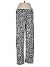 Mayfair The Label Animal Print Silver Gray Casual Pants Size L - photo 1