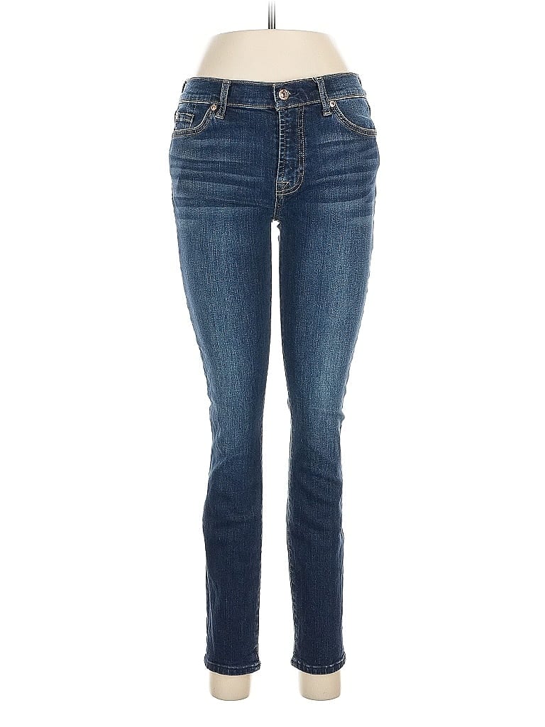 Pre-owned 7 For All Mankind Jeans In Blue