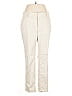 Ann Taylor LOFT Solid Ivory Khakis Size 12 - photo 1