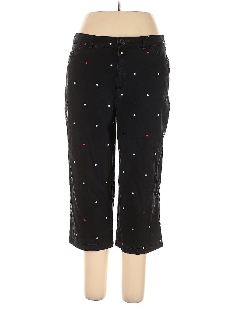 Pre-owned Croft & Barrow Casual Pants In Black