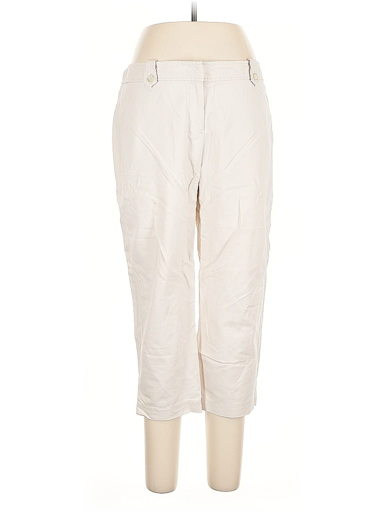 Pre-owned Ann Taylor Factory Casual Pants In White