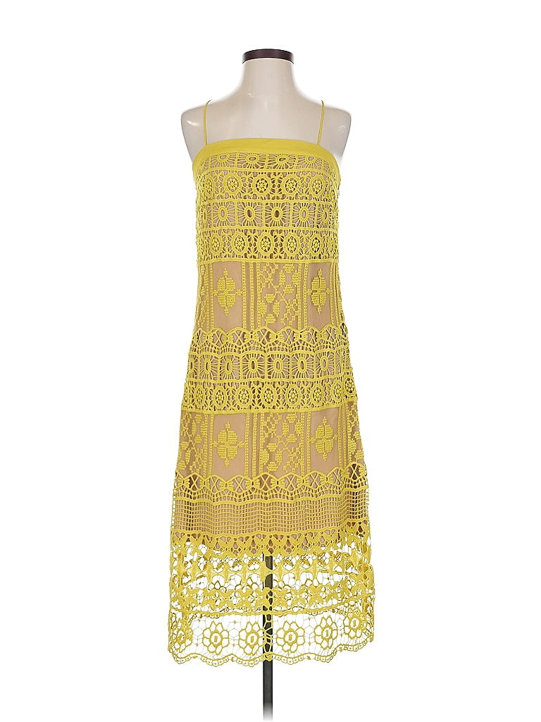 Pre-owned Greylin Cocktail Dress In Yellow