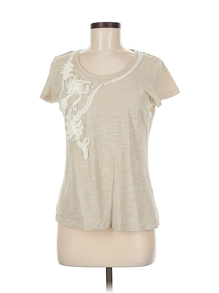 Pre-owned Merona Short Sleeve T-shirt In White