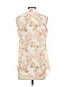 Rose + Olive 100% Polyester Floral Ivory Sleeveless Blouse Size XS - photo 2