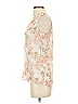 Rose + Olive 100% Polyester Floral Ivory Sleeveless Blouse Size XS - photo 5