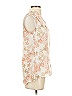 Rose + Olive 100% Polyester Floral Ivory Sleeveless Blouse Size XS - photo 4