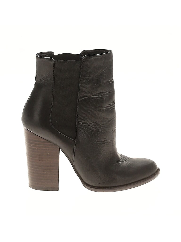 Pre-owned Banana Republic Ankle Boots In Black
